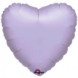 Globo Corazon Lila 18" 45 cm.