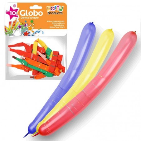 Globo Cohete Volador 10 un.