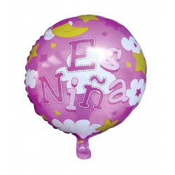 Globo "ES NIÑA" 41cm.