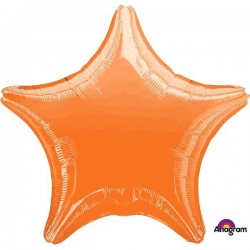 Globo Estrella Naranja 19"/48cm.
