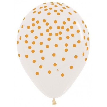 GLOBO TRANSP. CONFETI...