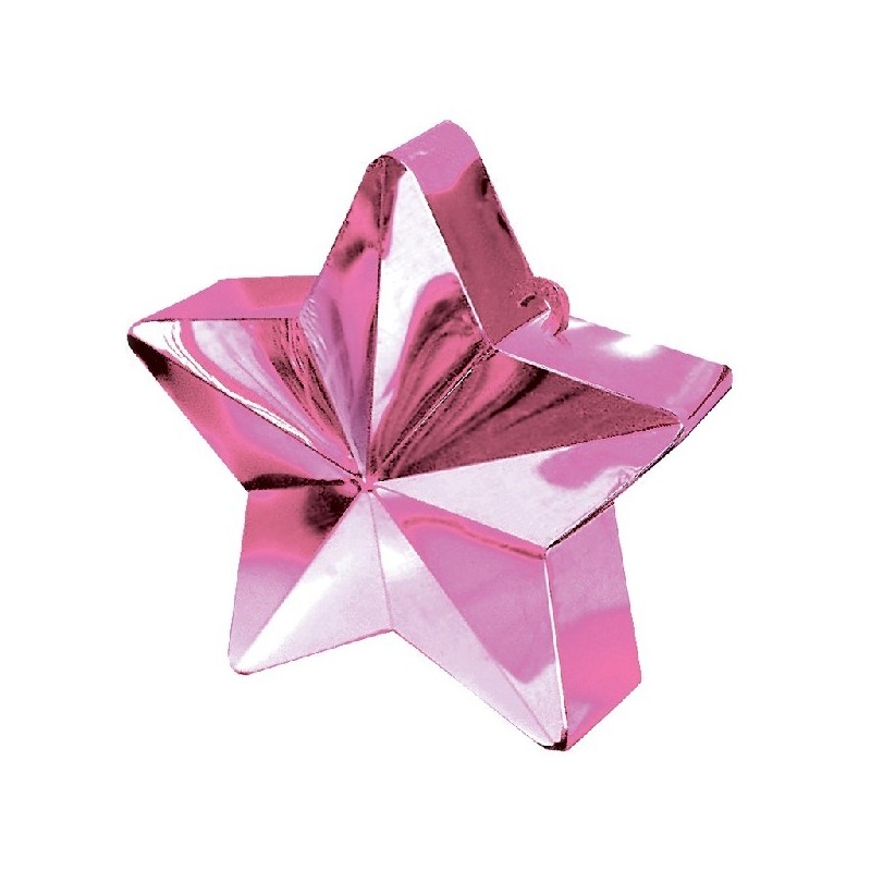 Peso Estrella Rosa para Globos 168 gr.