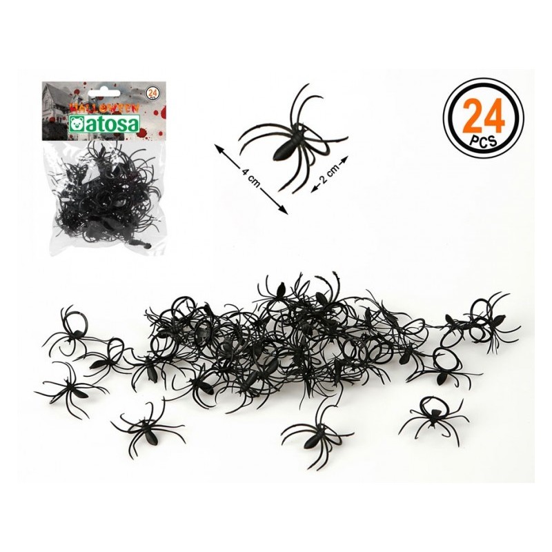 Arañas Decoración de Hallowen 24 un.