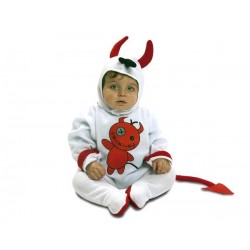 Disfraz de Demonio Blanco para bebé
