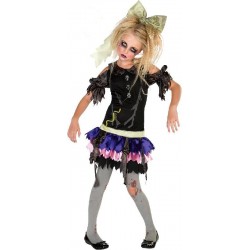 Disfraz de Zombie Doll para niña
