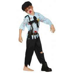 Disfraz de Zombie Policia para niño
