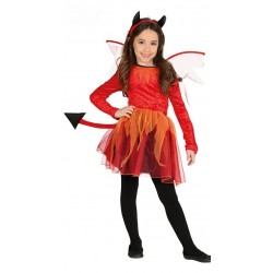 Disfraz de Diablesa Tutu para niña