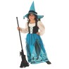 Disfraz de Bruja Turquesa para niña