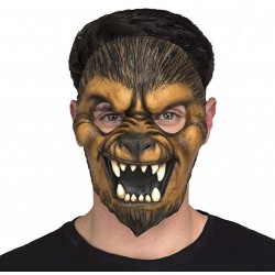 Máscara 1/2 cara de Lobo