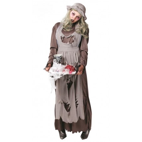 Doncella Zombie para mujer T-M