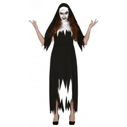 Disfraz de Monja Zombie para mujer T-L (42-44)