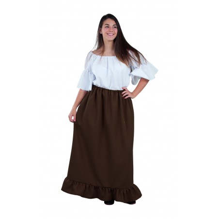 Falda Medieval Marrón...