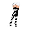 Medias A Rayas Blancas y Negras Adulto