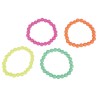 Brazaletes Neón Set colores 4 unid.