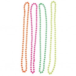 Collares Neón Set Colores 4 unid.