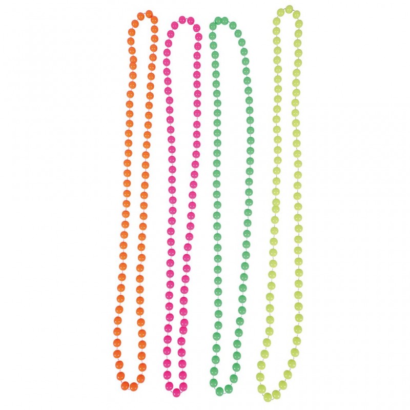 Collares Neón Set Colores 4 unid.