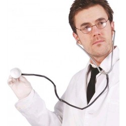 Estetoscopio Disfraz en PVC - Accesorio Médico Juguete