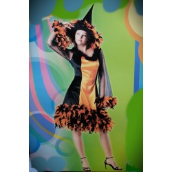 DISFRAZ BRUJA NARANJA