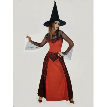 DISFRAZ BRUJA ROJA XL
