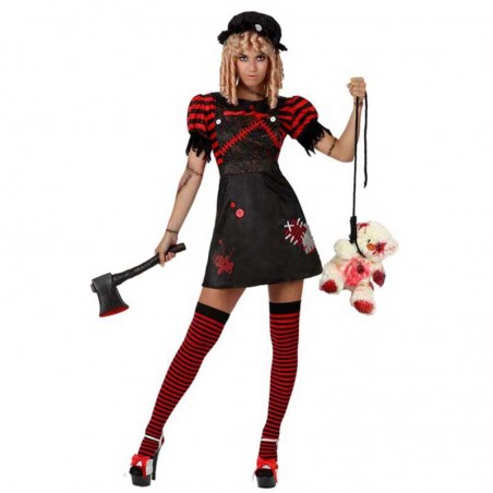 DISFRAZ MUÑECA SANGFRIENTA T-ML