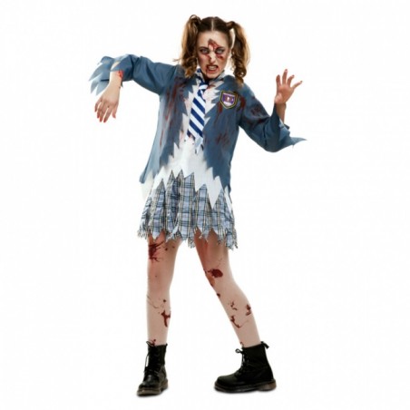 Disfraz de Colegiala Zombie para mujer