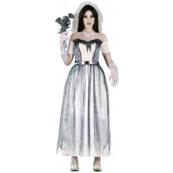 DISFRAZ NOVIA FANTASMA T-M