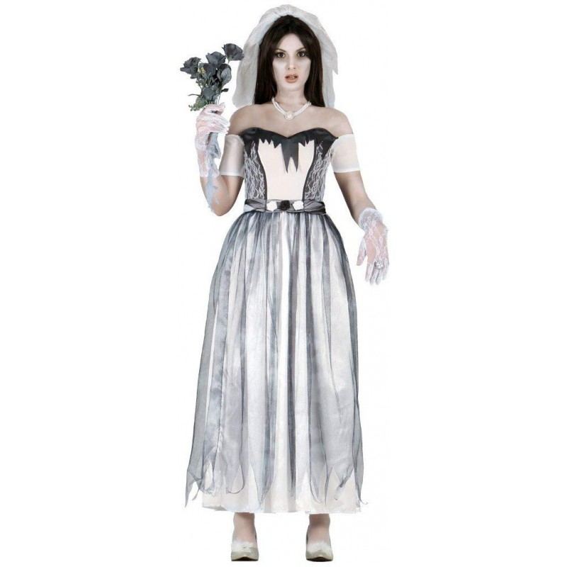 DISFRAZ NOVIA FANTASMA T-M