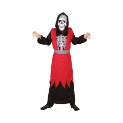DISFRAZ ESQUELETO ROJO 4-6 AÑOS