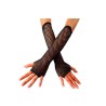 Guantes Negros de Rejilla  27 cm.