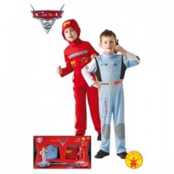 Disfraz Cars de MC QUEEN + MC MISSILE para niño