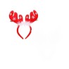 Diadema con Cuernos de Reno Rojos