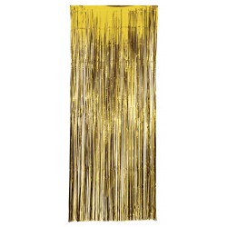 Cortina Metalizada Oro