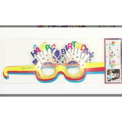 Gafas Happy Birthday 6 unid.