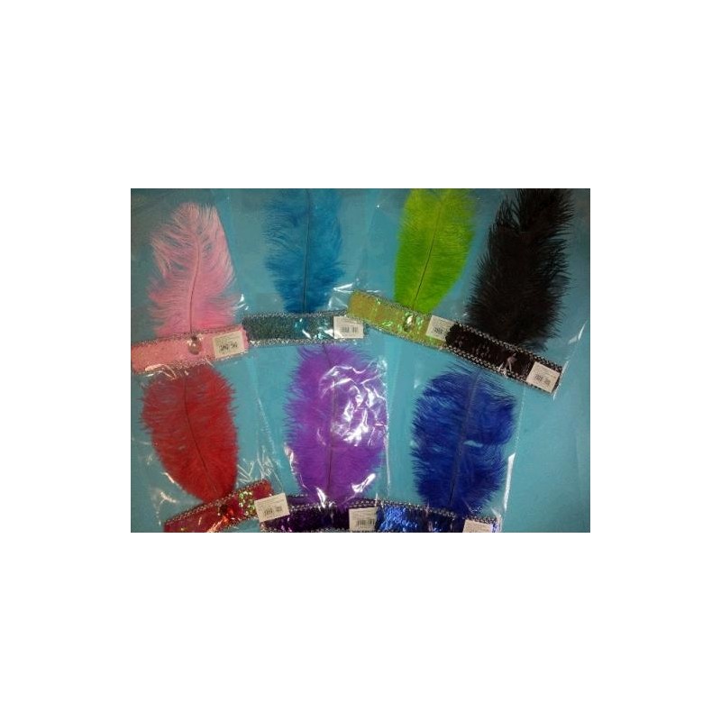 Cinta de Charleston Pluma Avestruz Surtida