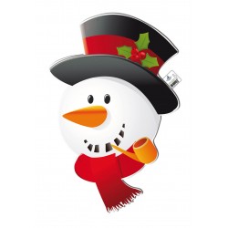 Silueta Muñeco de Nieve 