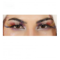 Pestañas Multicolor