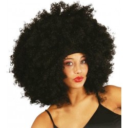 Peluca Afro Negra
