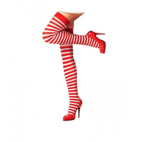 Medias A Rayas Blancas y...