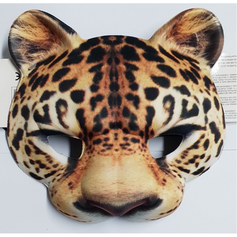 Máscara de Leopardo 3D