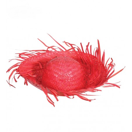 Sombrero de Paja Rojo