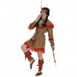 Disfraz de India Lujo para niña