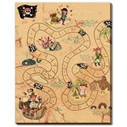 Mantel de Piratas 180x120 cm.