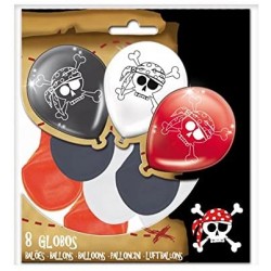 Globos de Piratas 8 unid.