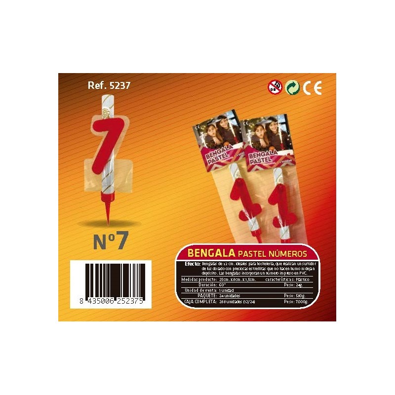 Bengala Pastel nº7