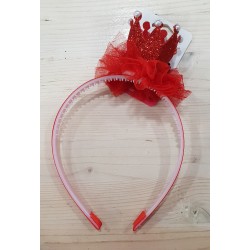 Diadema Corona Princesa Rosa