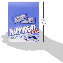 Happydent Menta Chicle Sin Azucar 200 unid.