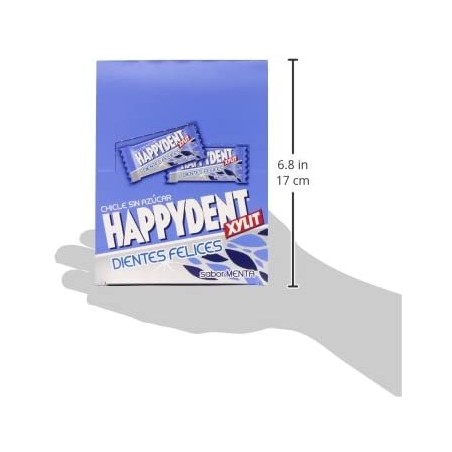 Happydent Menta Chicle Sin Azucar 200 unid.