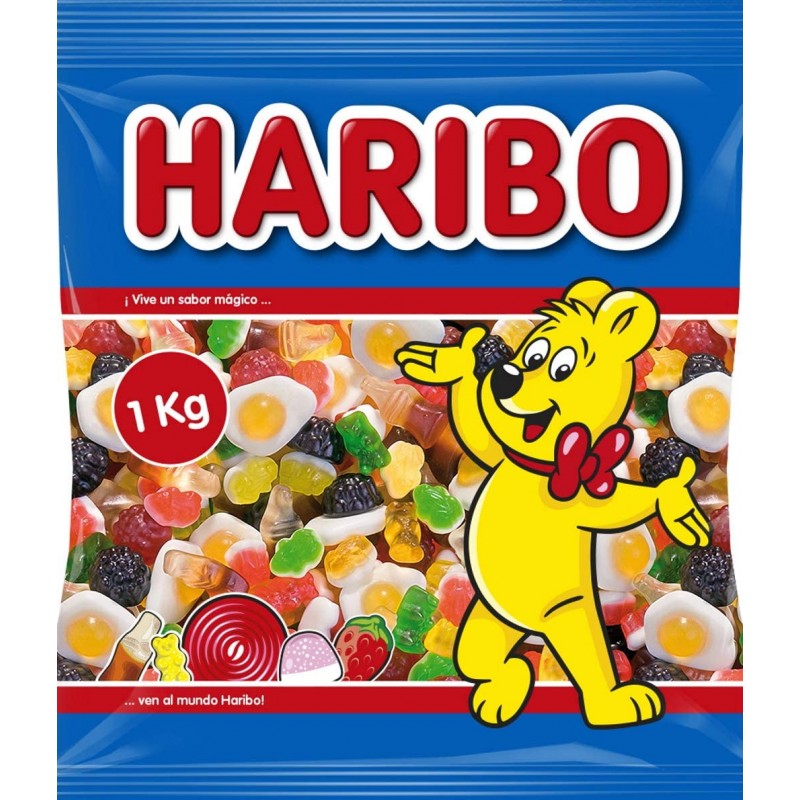 Cocktail Gominolas Brillo Haribo 1 Kg.