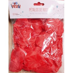 Pétalos Rojos de Tela 100 piezas