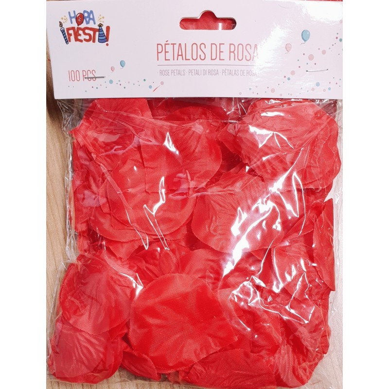 Pétalos Rojos de Tela 100 piezas
